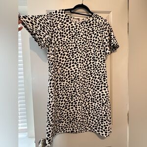 Ann Taylor Leopard Print Shift Dress
